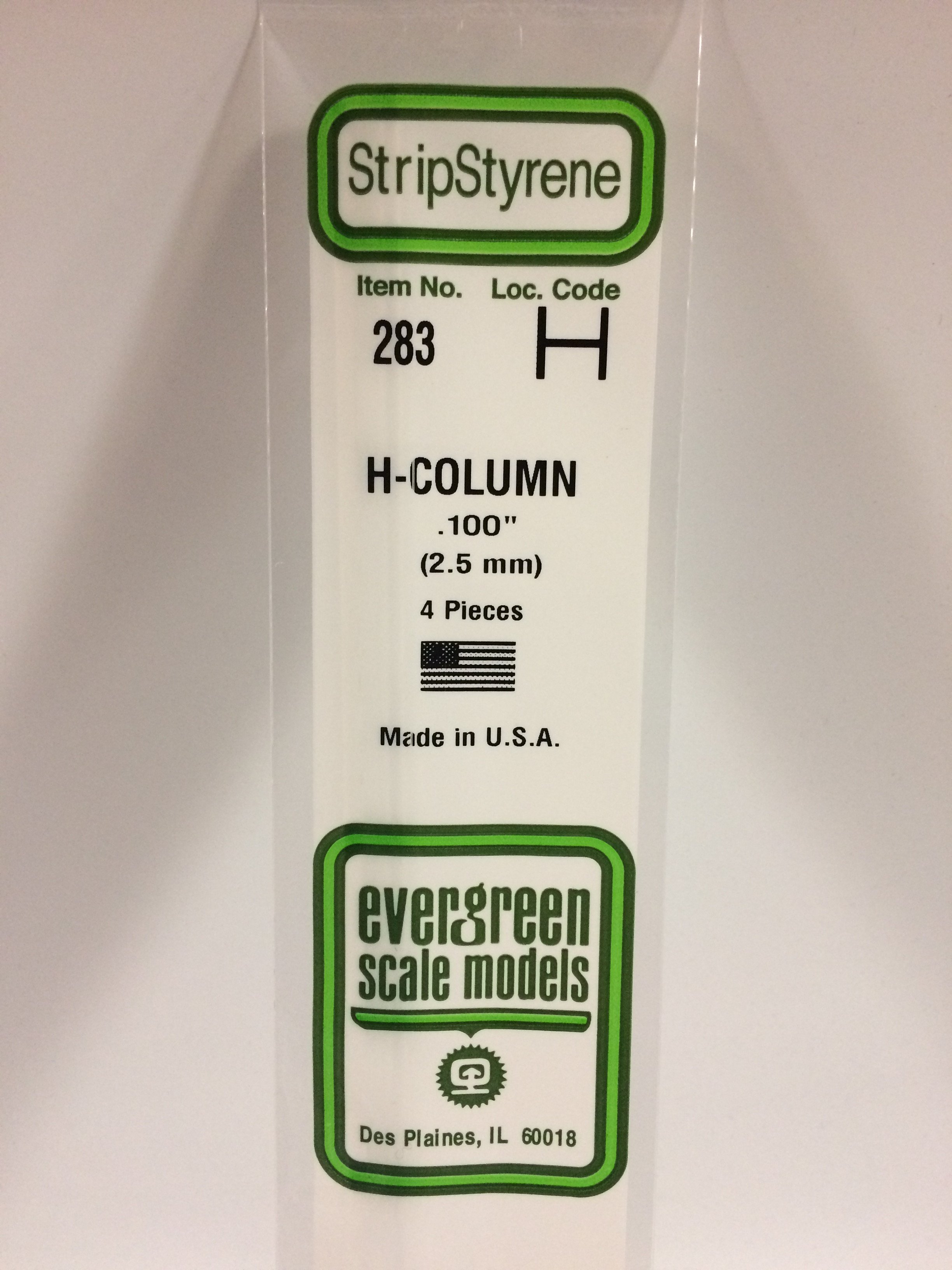 H-Column .100" 4-Pieces