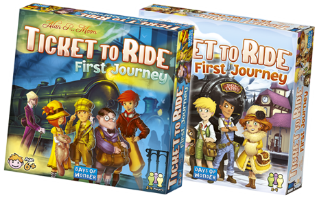 Ticket To Ride First Journey Europe board game