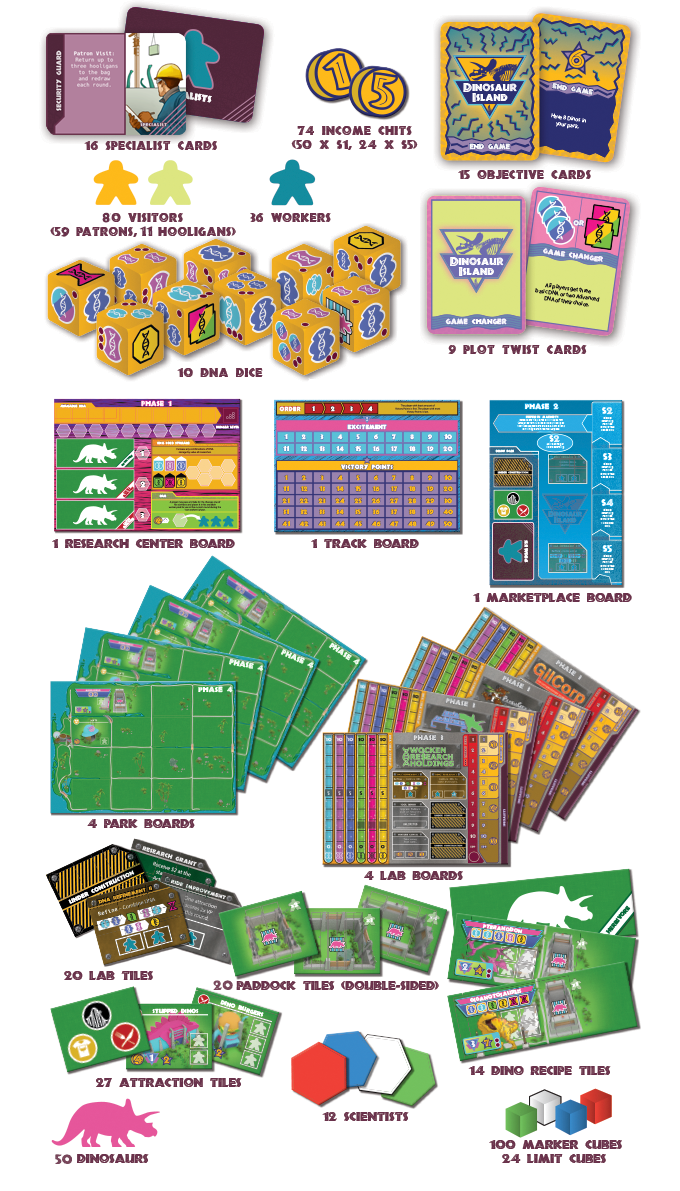 Dinosaur Island board game