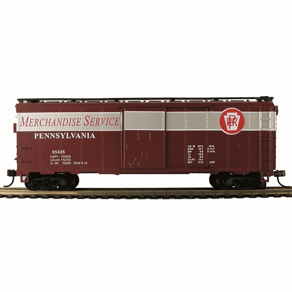 Pennsylvania Railroad merchandise service 40' steel boxcar