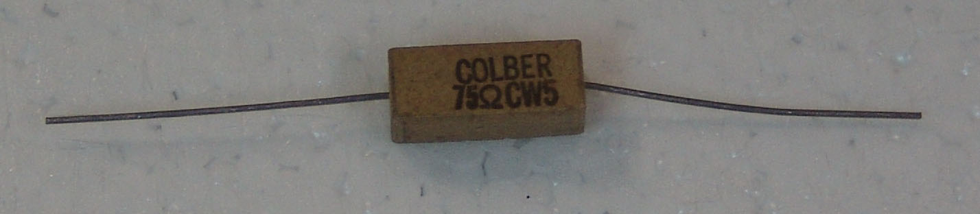 75 ohm resistor
