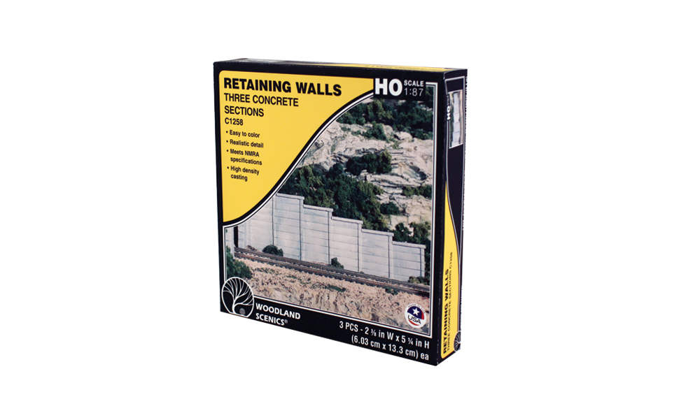 Retaining Walls Three Concrete Sections