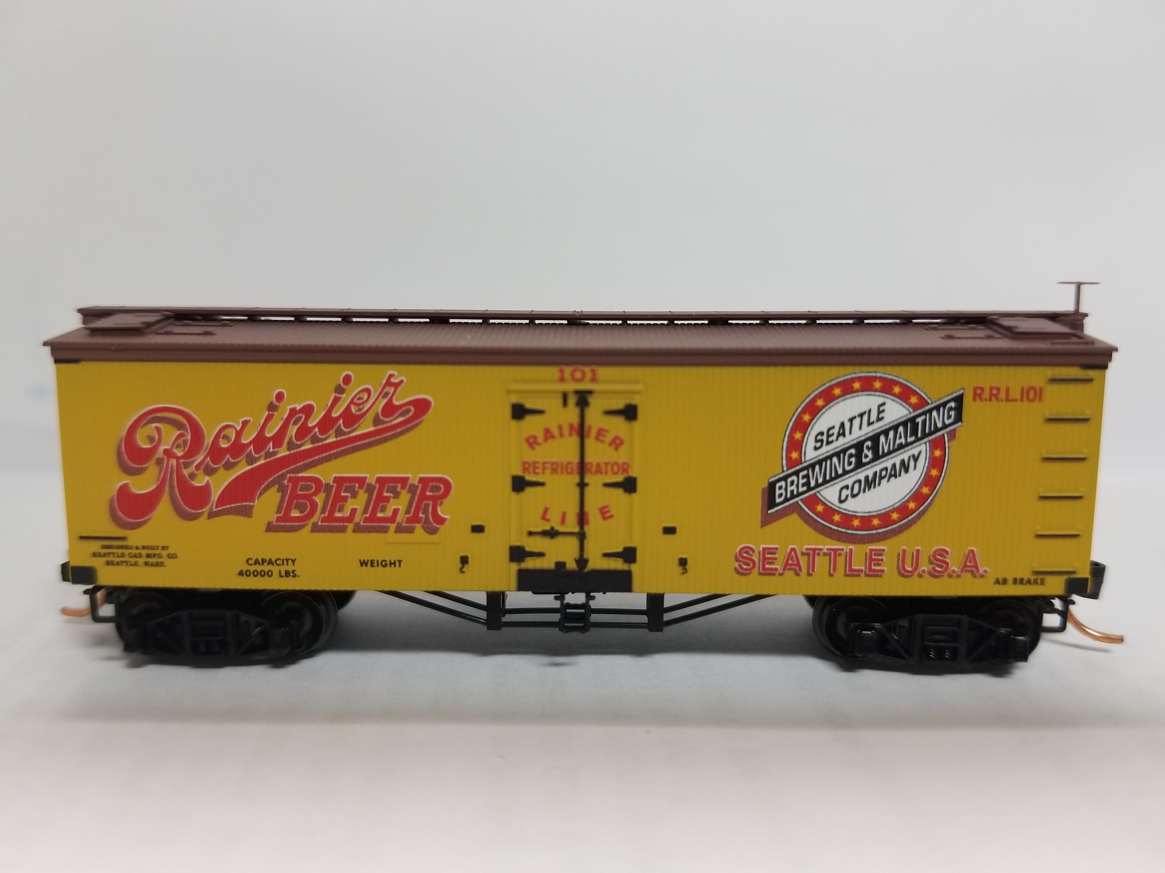 Rainier Beer 36' wood reefer #101 (special run)