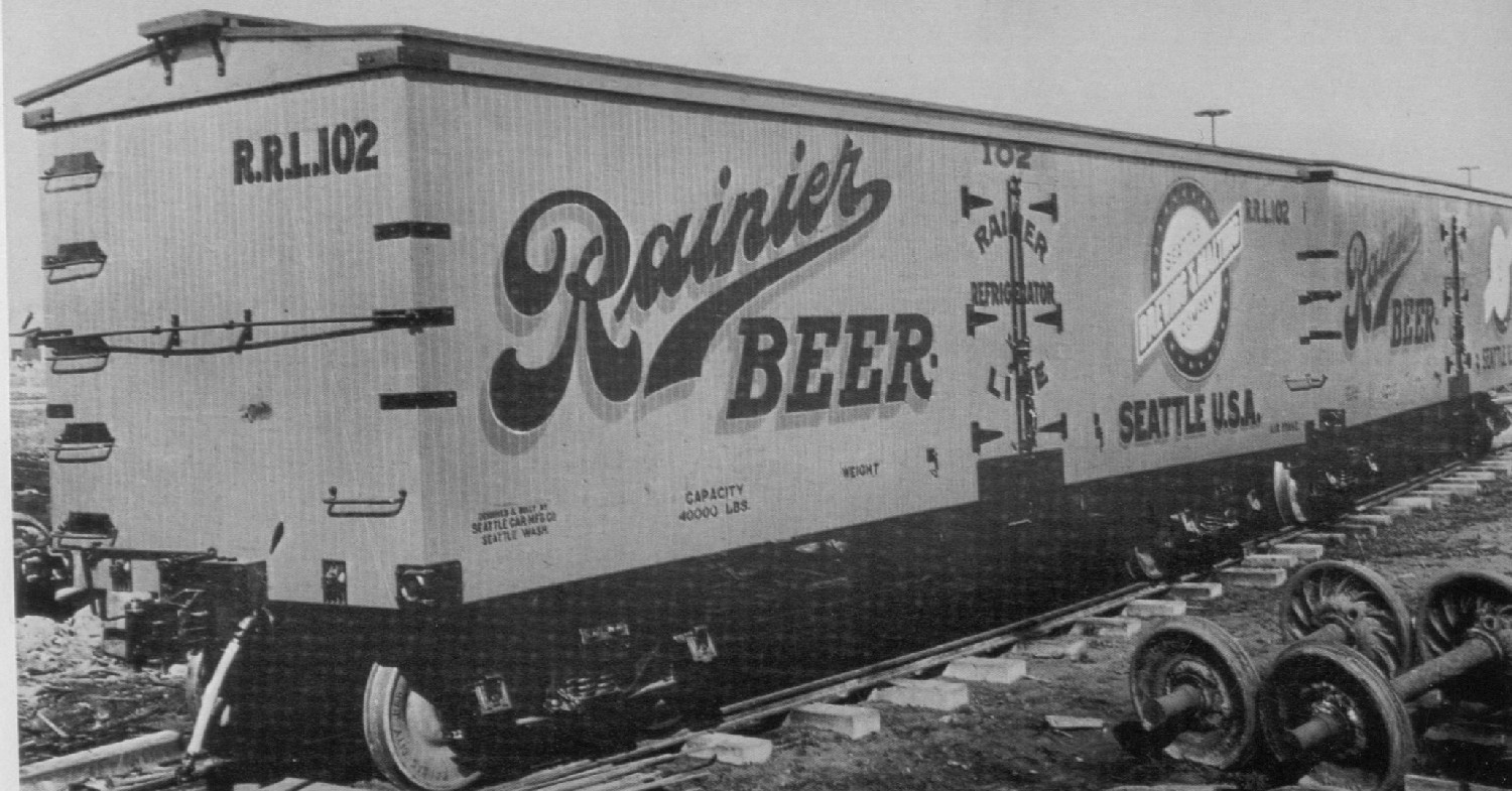 Rainier Beer 36' wood reefer #101 (special run)
