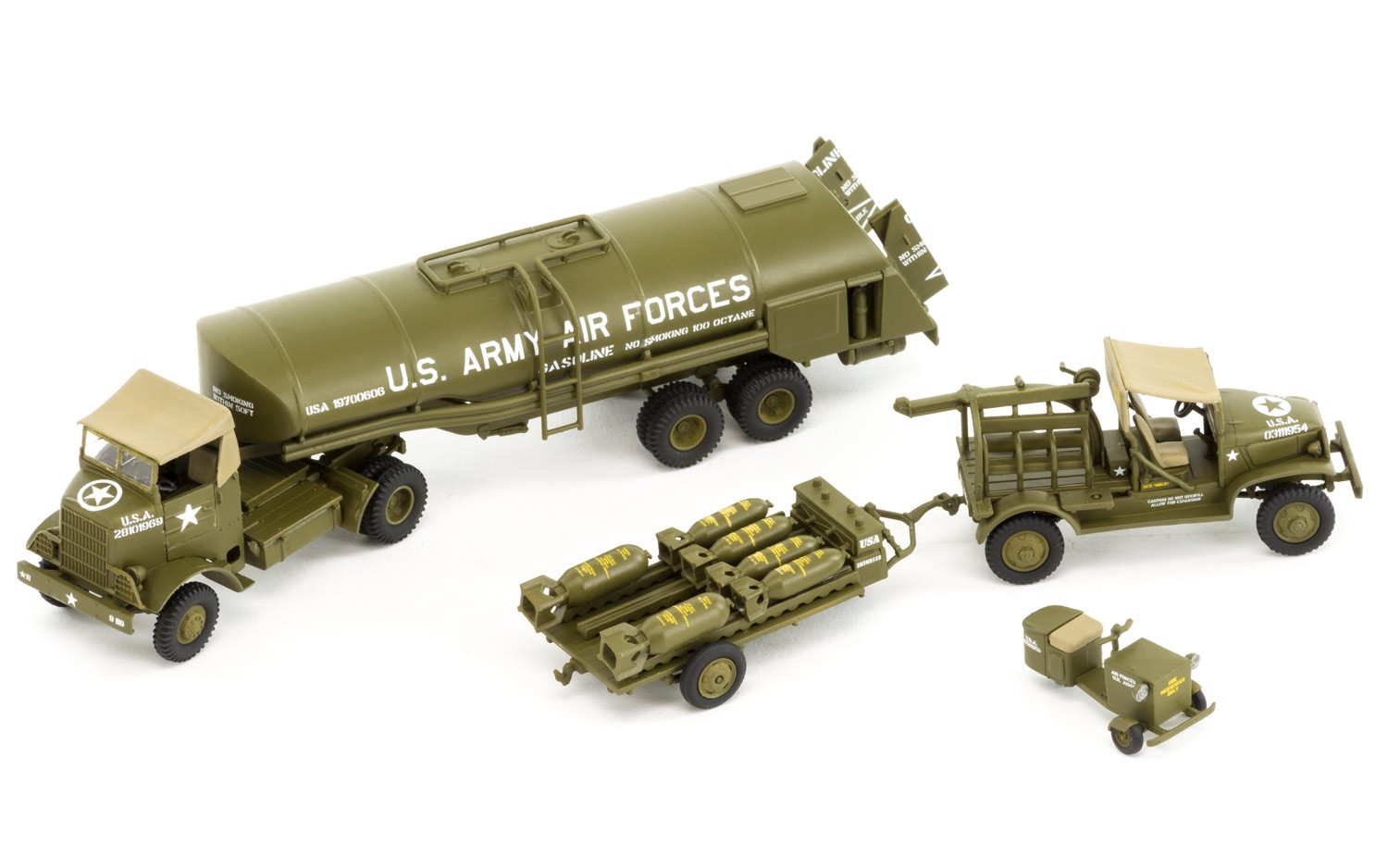 WWII USAAF 8th Air Force Bomber Resupply Set 1:72