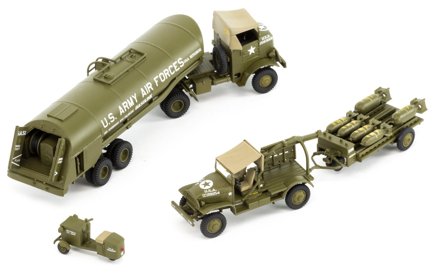 WWII USAAF 8th Air Force Bomber Resupply Set 1:72