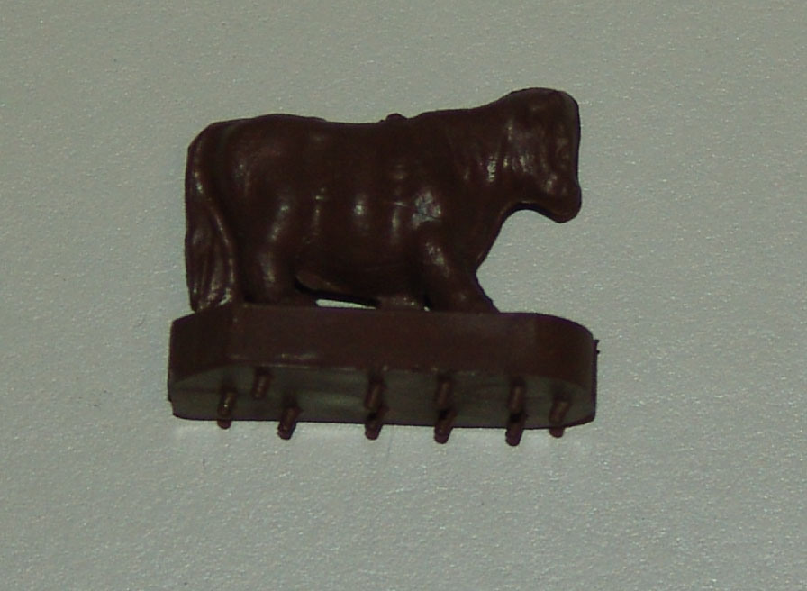 brown cow for cattle car