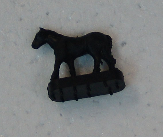 black horse for horse car
