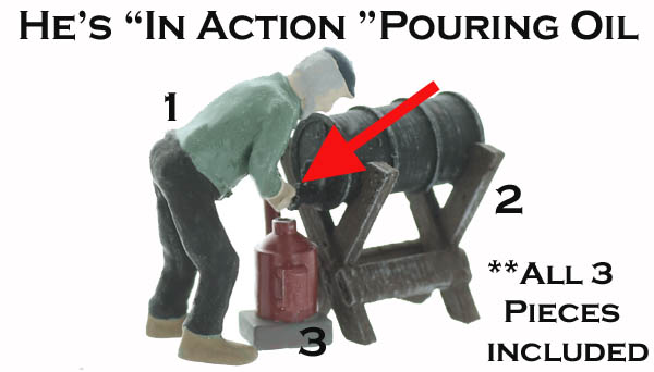 The Oil Guy Pouring Oil Finished Set