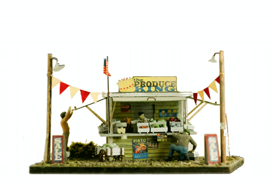 Produce Stand Scene - Roadside Fruit & Veggies kit