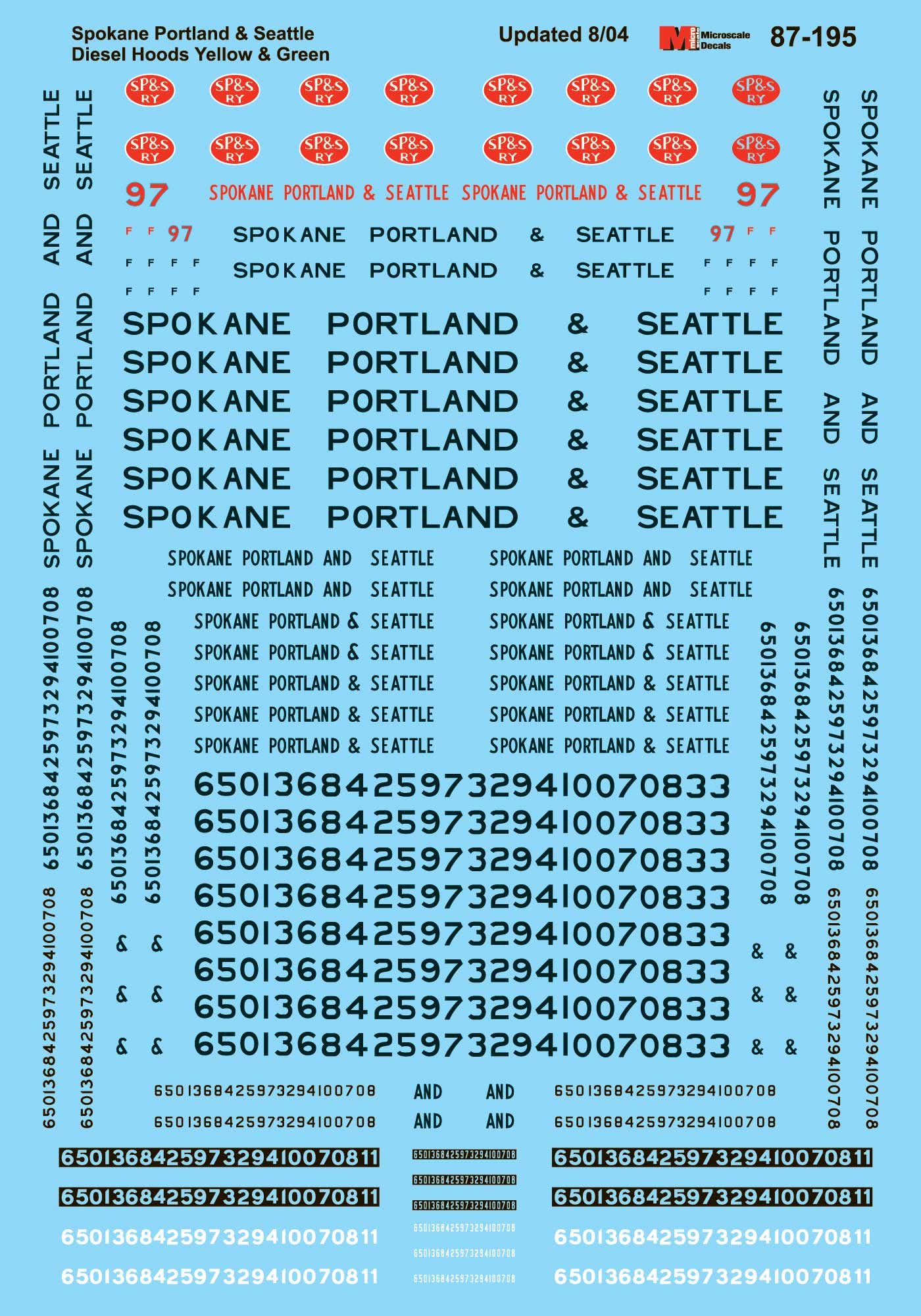 Spokane, Portland & Seattle Modern Diesels