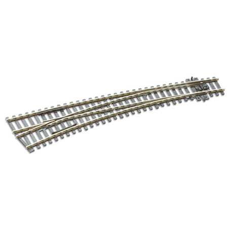 Code 100 Large Radius Curved Left Hand Electrofrog Turnout