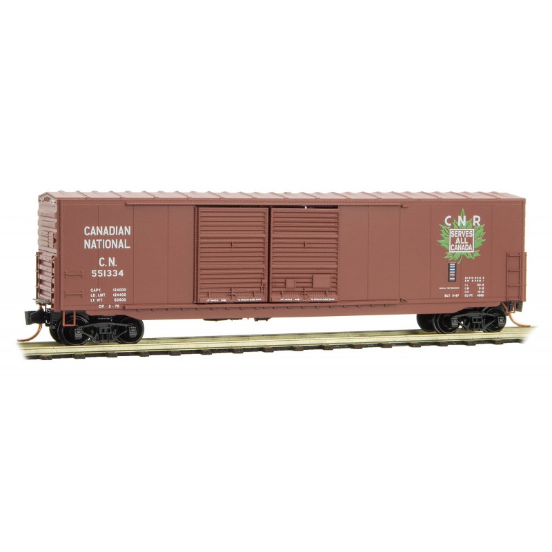 Canadian National 50' Standard Double Door Box Car #551334