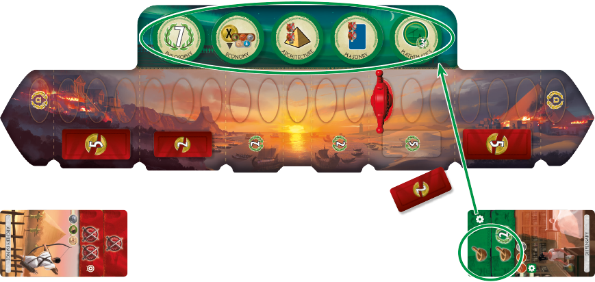 7 Wonders Duel board game
