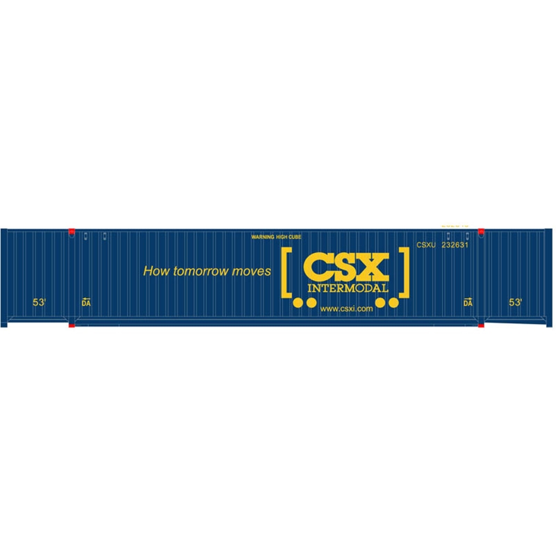 CSX “How Tomorrow Moves” 53' Jindo container 3-pack #3