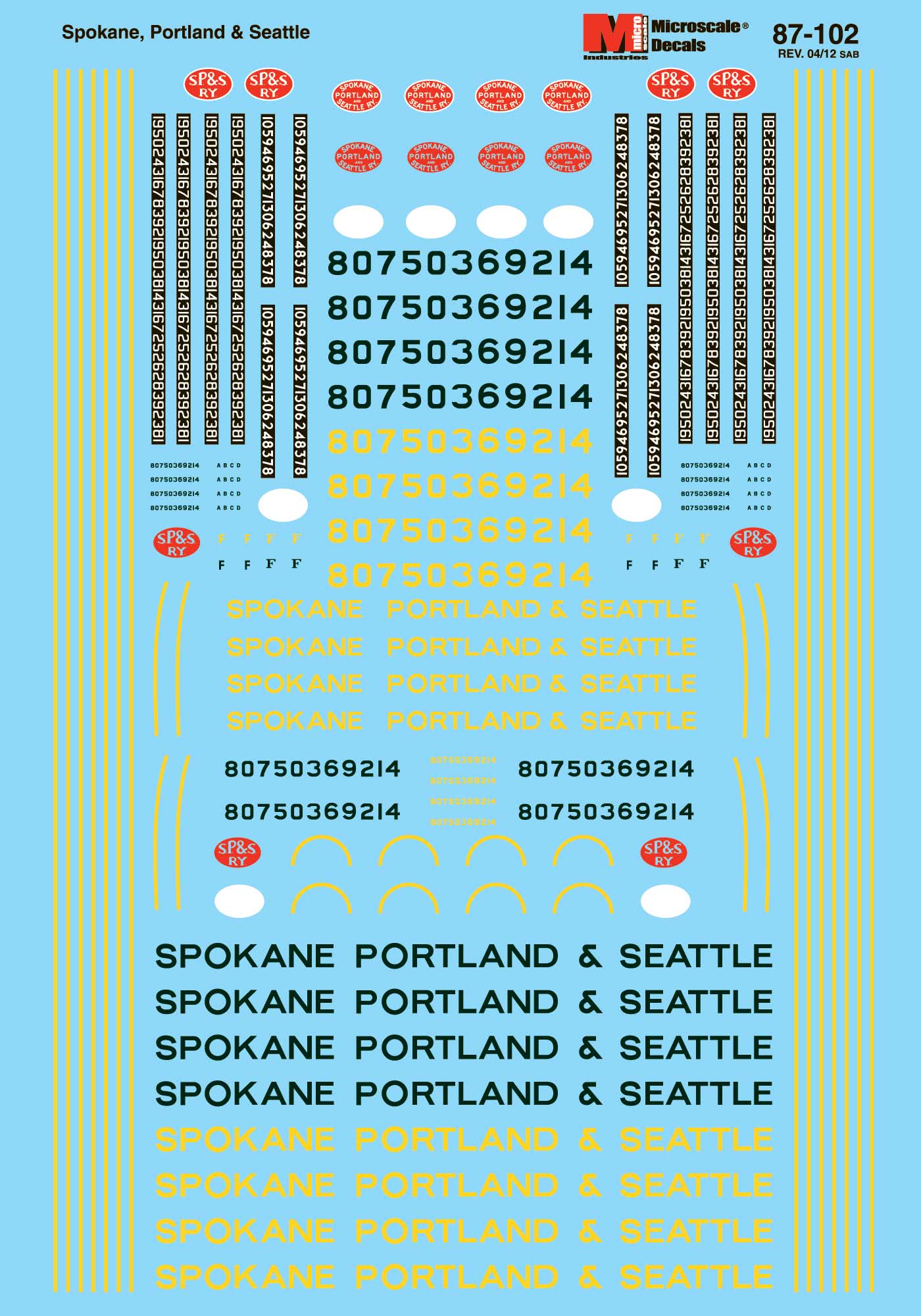 Spokane, Portland & Seattle Cab Diesels (1947-1970)