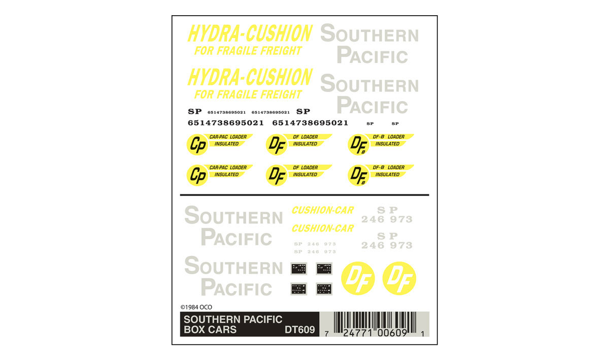 Southern Pacific Box Cars
