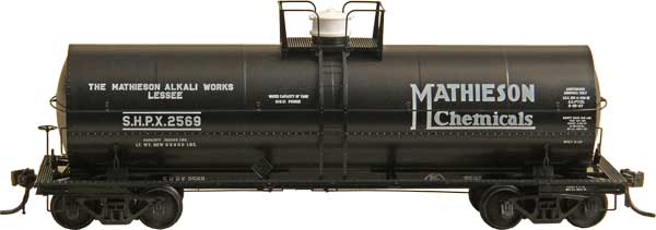 Mathieson Chemicals ACF 11,000 Gallon Insulated Tank Car #2569