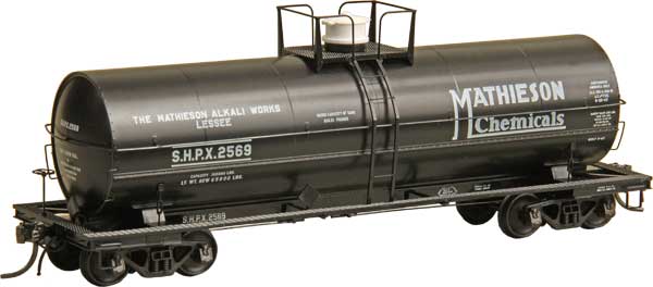 Mathieson Chemicals ACF 11,000 Gallon Insulated Tank Car #2569