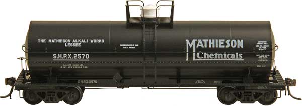 Mathieson Chemicals ACF 11,000 Gallon Insulated Tank Car #2570