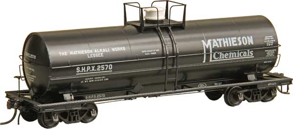 Mathieson Chemicals ACF 11,000 Gallon Insulated Tank Car #2570