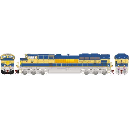 Providence & Worcester SD70M-2 #100 w/Tsunami2