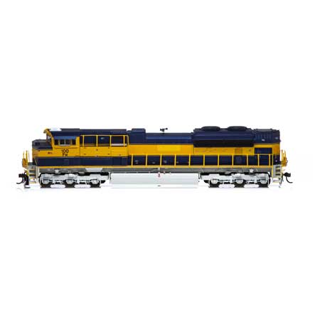 Providence & Worcester SD70M-2 #100 w/Tsunami2