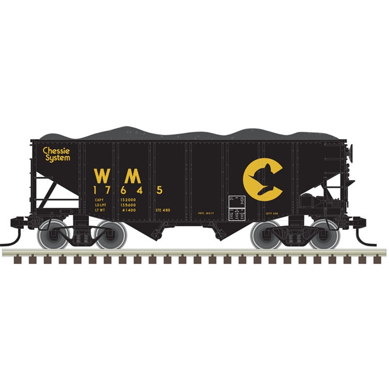 Chessie System (WM) 55-ton fishbelly coal hopper #17442