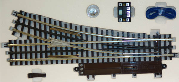 3-rail 72" right switch