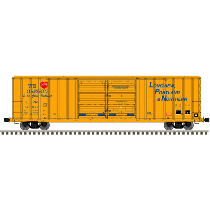 Longview,Portland & Northern FMC 5503 Double Door Box Car #52073