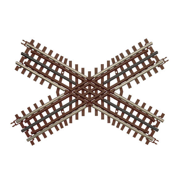 3-rail 60° crossing