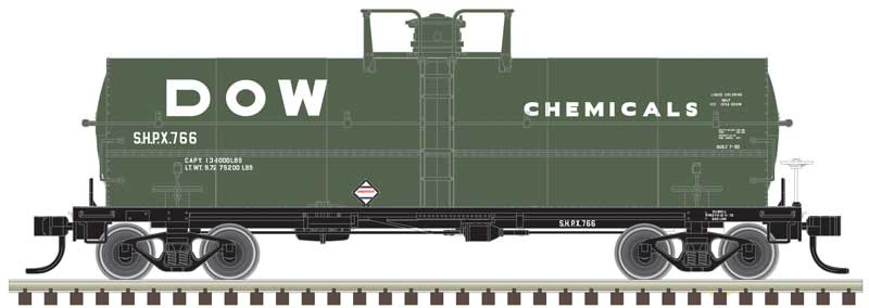 Dow 11,000 Gallon Tank Car #766