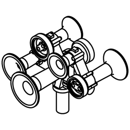 Nathan M5R24 Air Horn 3-Pack