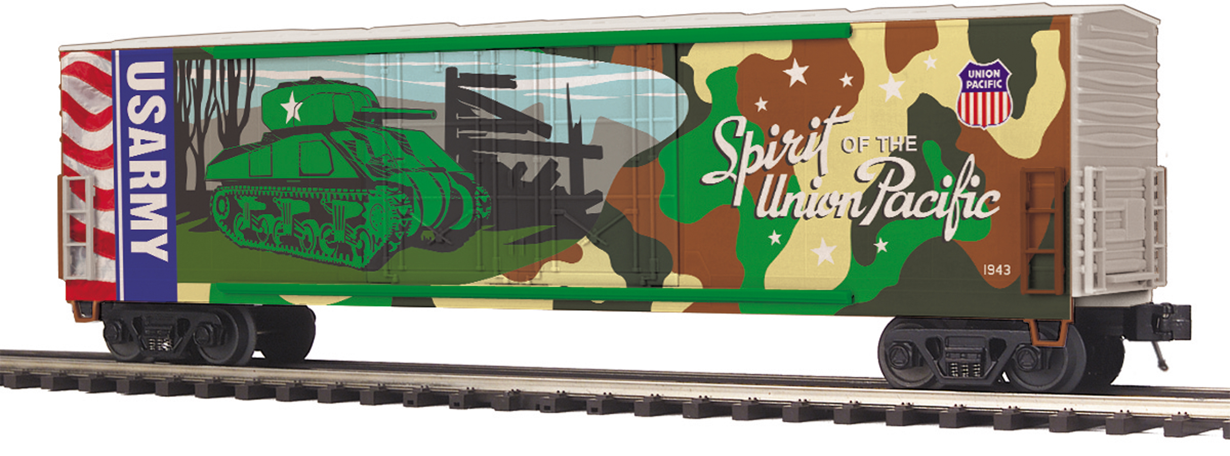 Union Pacific (Army) 50' double plug door boxcar