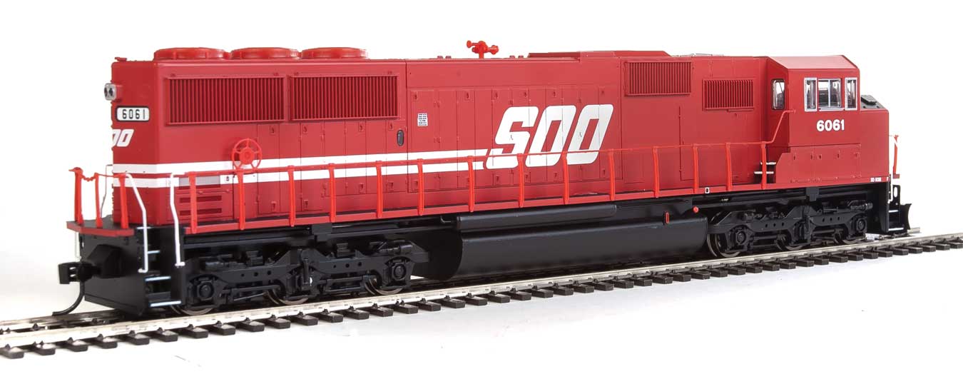 Soo Line EMD SD60M 3-Window Cab #6061 w/ESU Sound