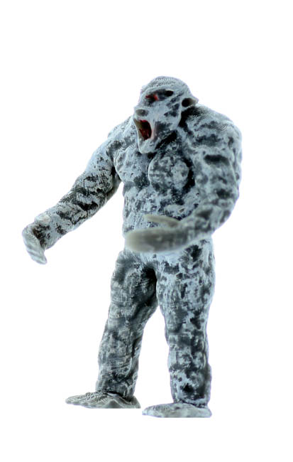 O Yeti the mythical creature figure