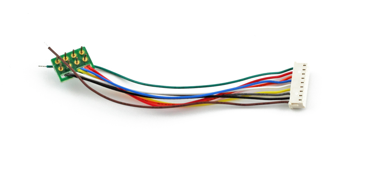 9-Pin JST to NMRA 8-Pin Wiring Harness