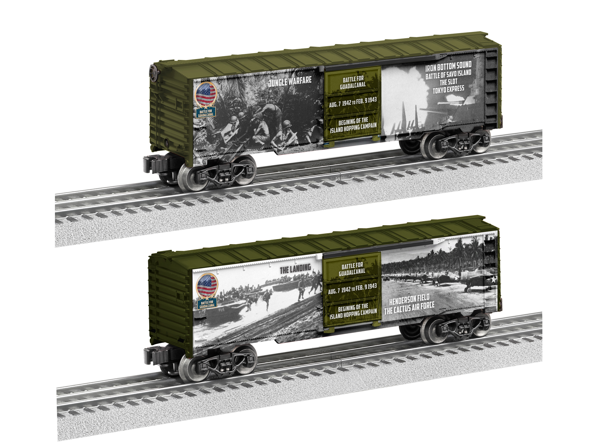 WWII Battle For Guadalcanal boxcar