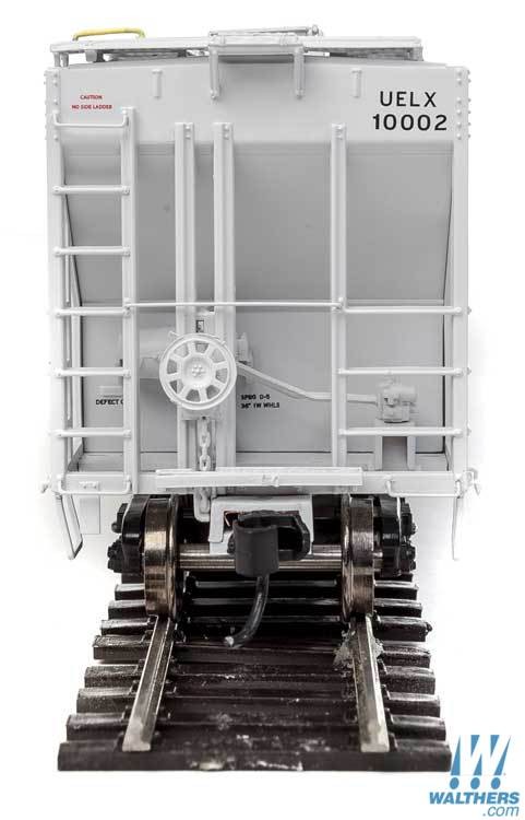 ADM (gray) 58' Evans 4780 cu ft 3-bay covered hopper #10012