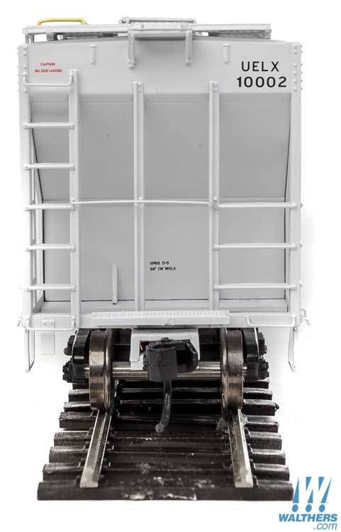 ADM (gray) 58' Evans 4780 cu ft 3-bay covered hopper #10012