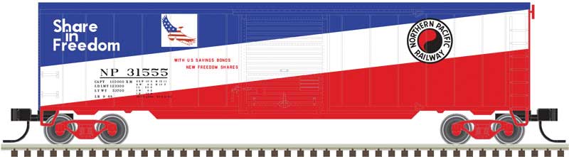 Northern Pacific "Share In Freedom" 50' Box Car #31007