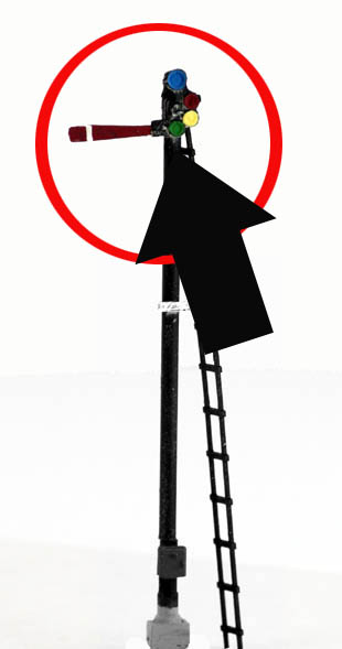 Railroad Semaphore Blade 2-pack