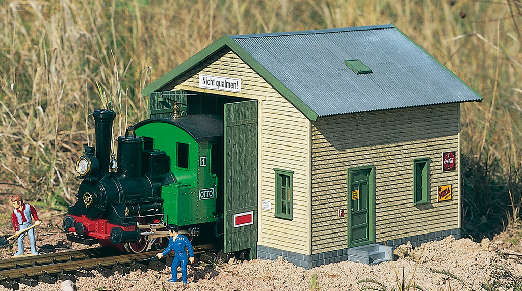 Red River Loco Shed building kit