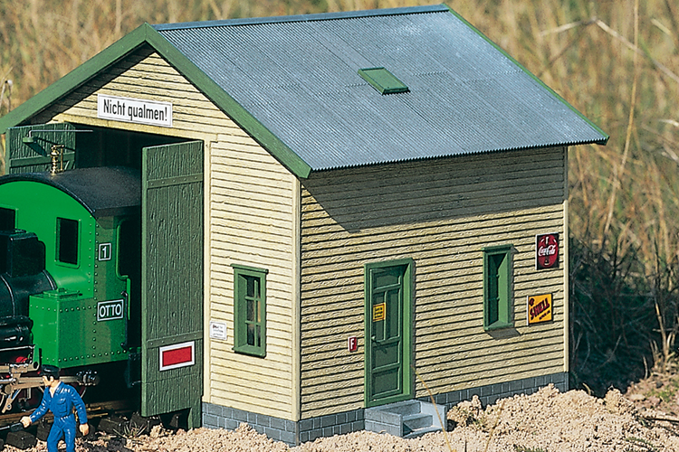 Red River Loco Shed building kit