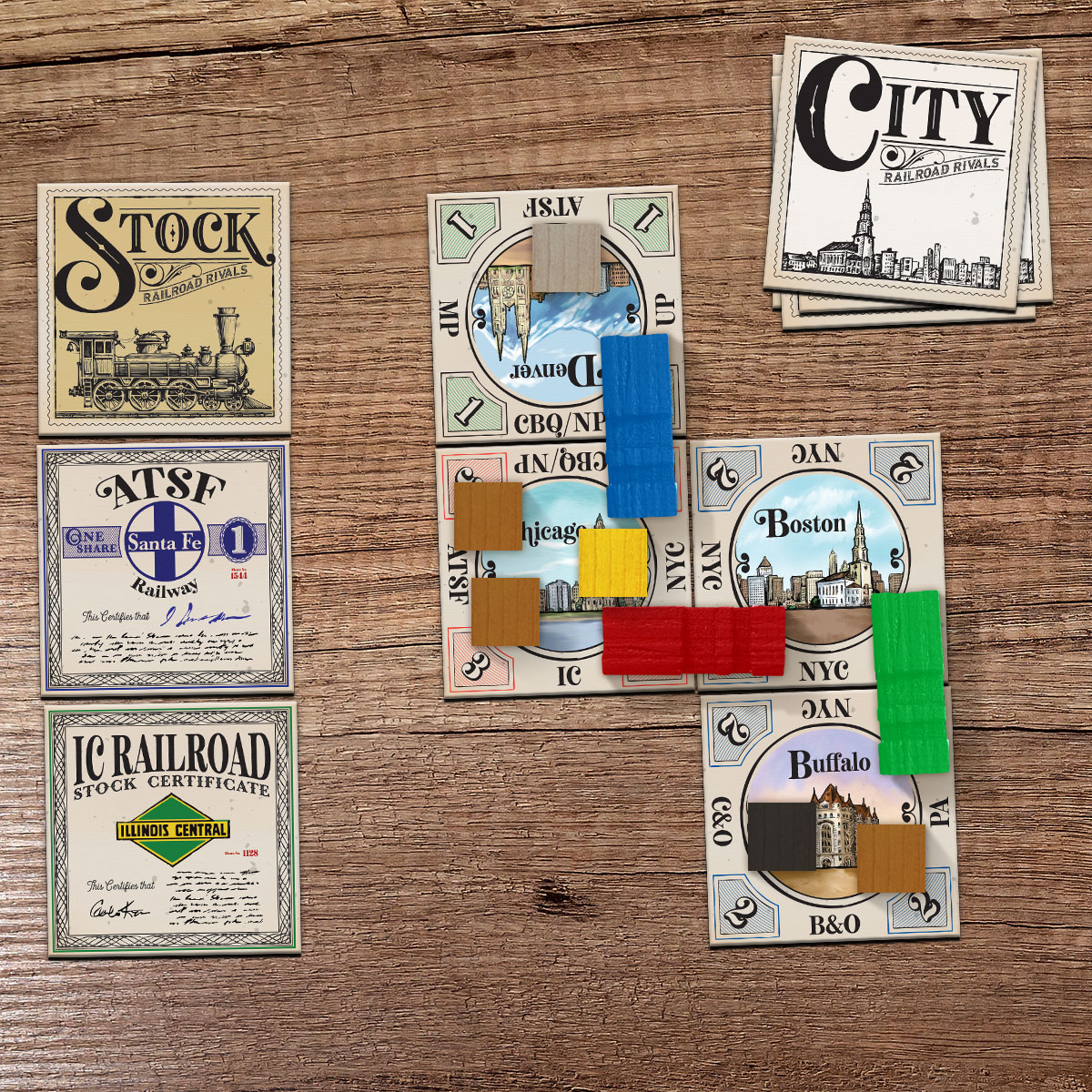 Railroad Rivals board game