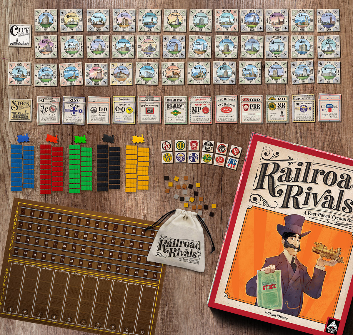 Railroad Rivals board game