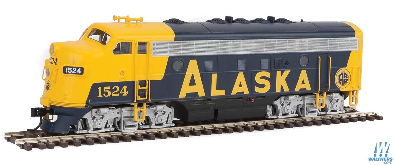 Alaska Railroad EMD F-7AB #1524 & 1525 with DCC & sound