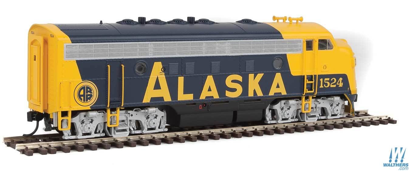Alaska Railroad EMD F-7AB #1524 & 1525 with DCC & sound