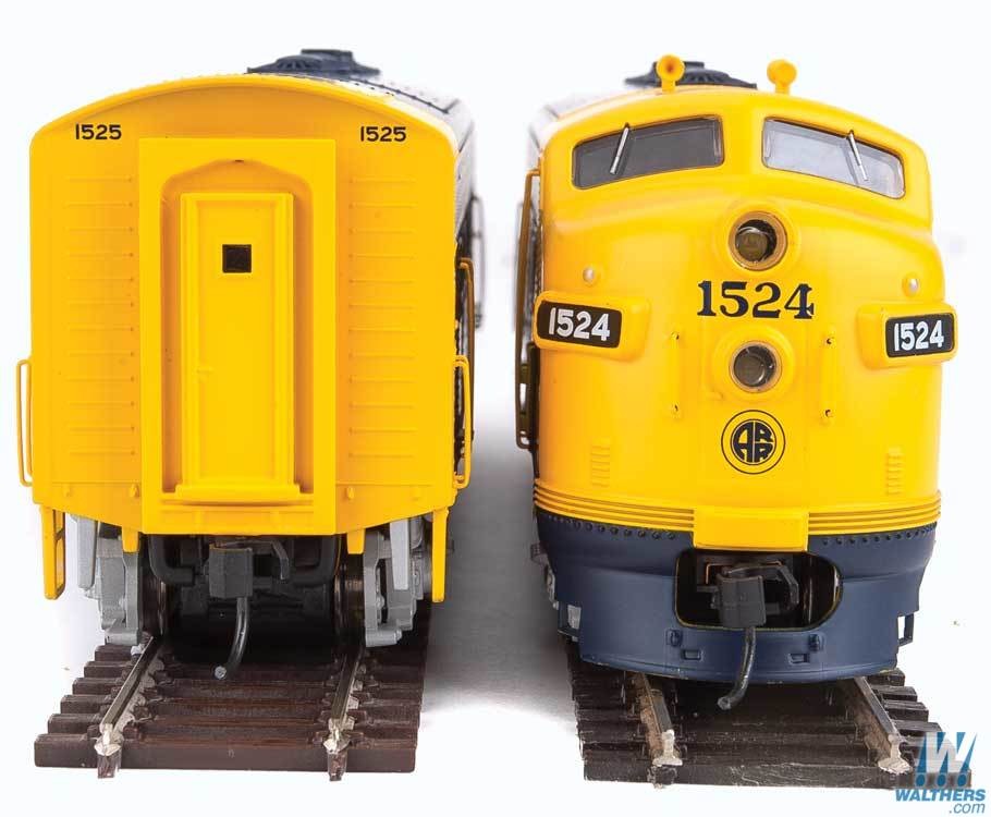 Alaska Railroad EMD F-7AB #1524 & 1525 with DCC & sound