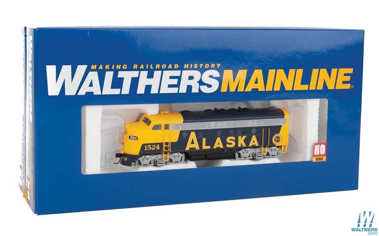 Alaska Railroad EMD F-7AB #1524 & 1525 with DCC & sound